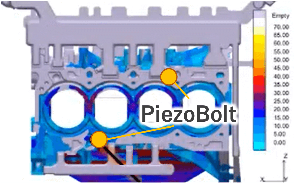 PiezoBolt installation diagram