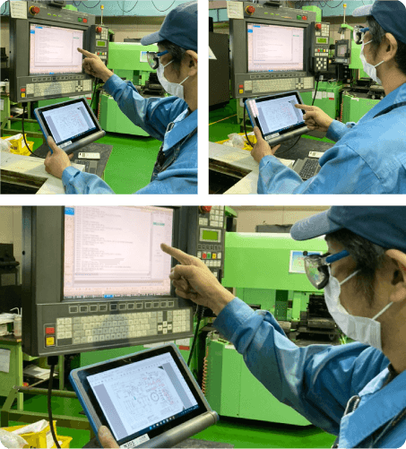 Using tablets in the factory
